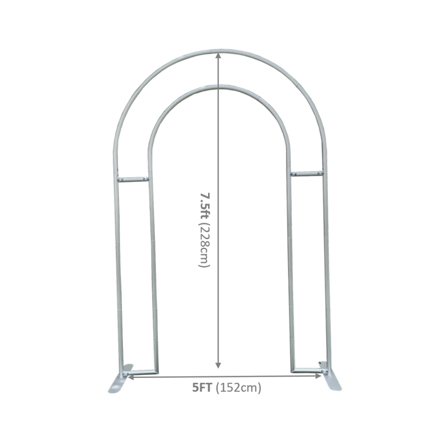 5*7.5ft Aluminum Alloy Open Arch Backdrop Stand And Cover