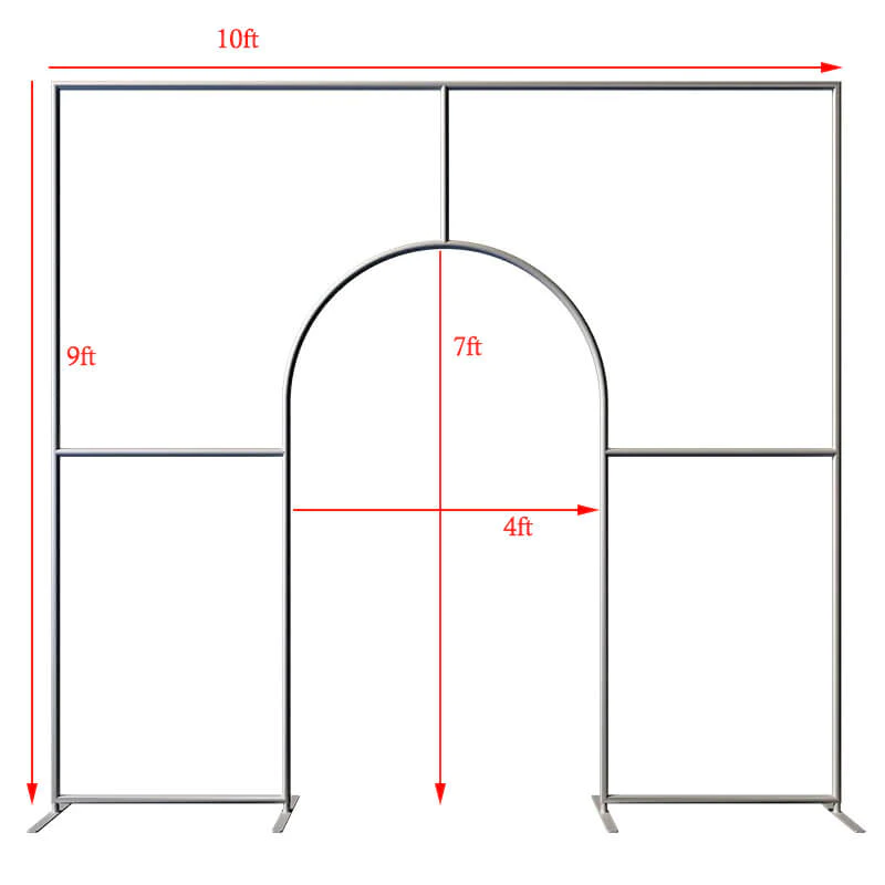 Birthday Baby Shower Wedding Party Welcome Open Arch Backdrop