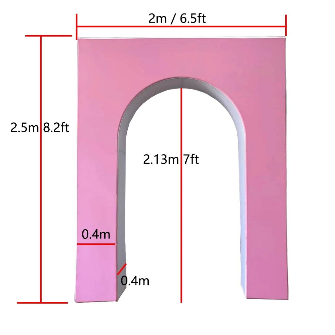 Birthday Baby Shower Wedding Party 3D Door Open Arches Backdrop Stand