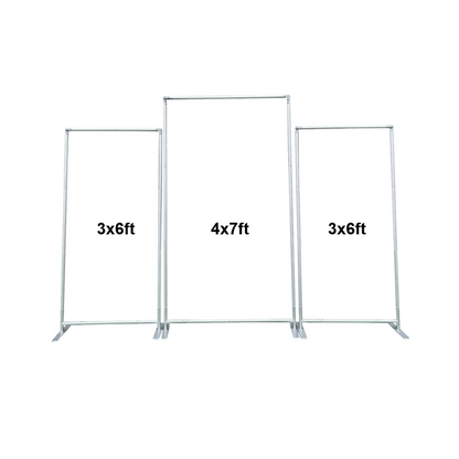 Aluminum alloy tube rectangle arch backdrop stand and cover