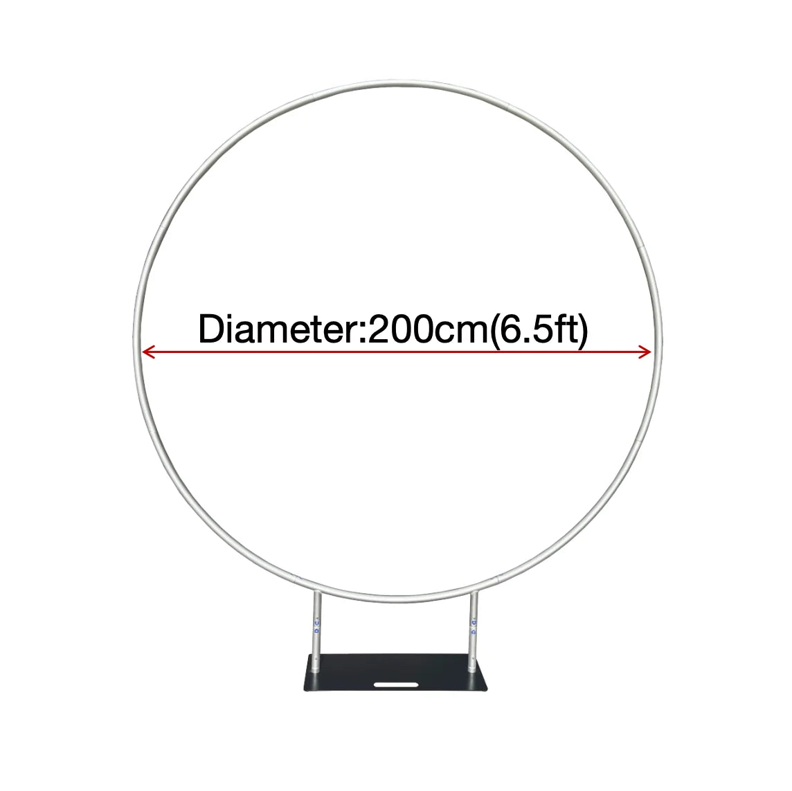 Aluminum Alloy Circle Round Decoration Backdrop Stand And Cover