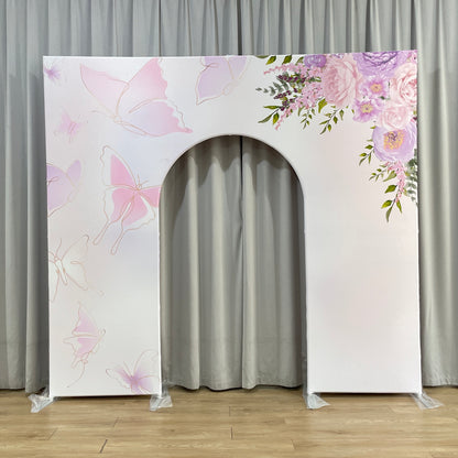 Birthday Baby Shower Wedding Party Welcome Open Arch Backdrop